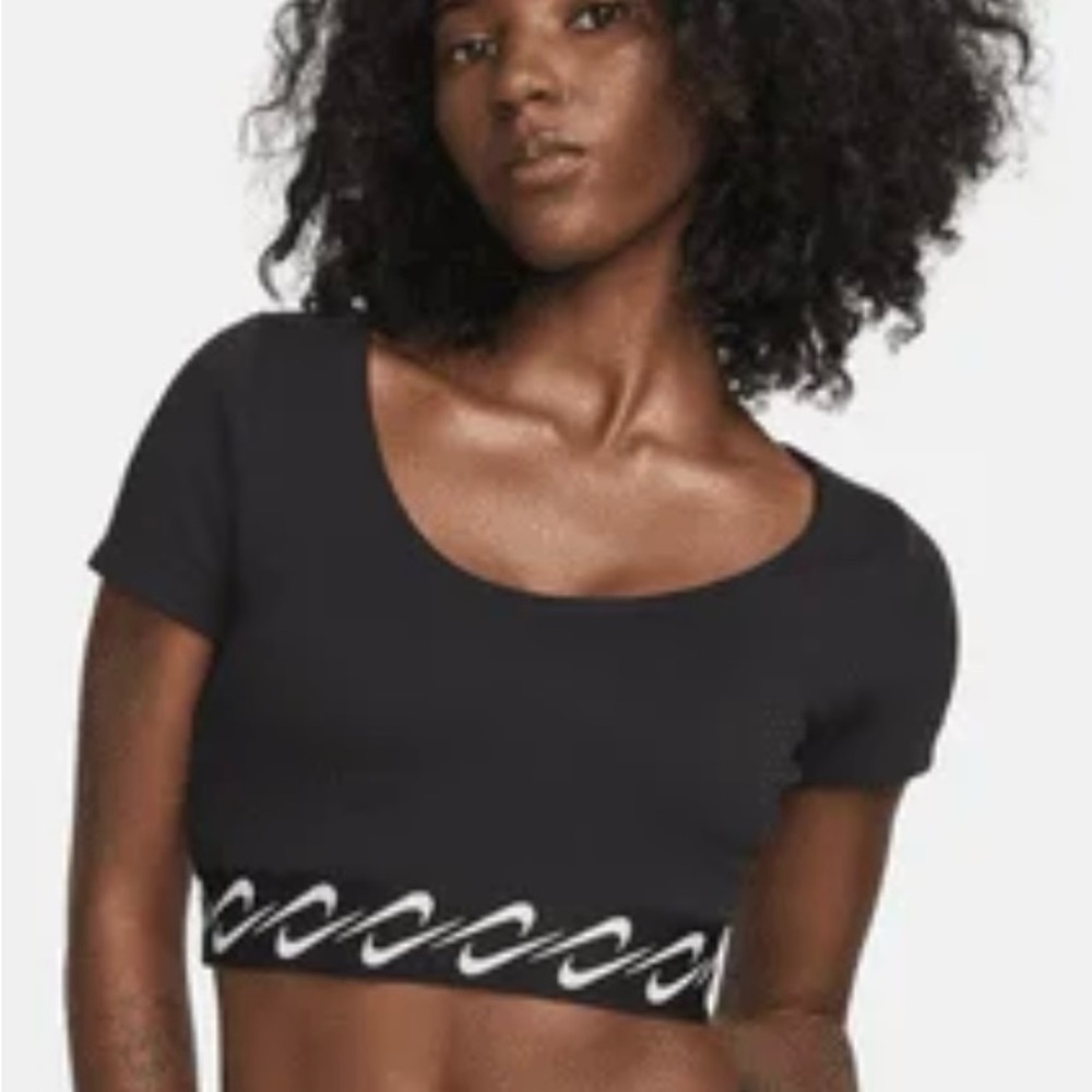 Nike Women's Black Crop Top